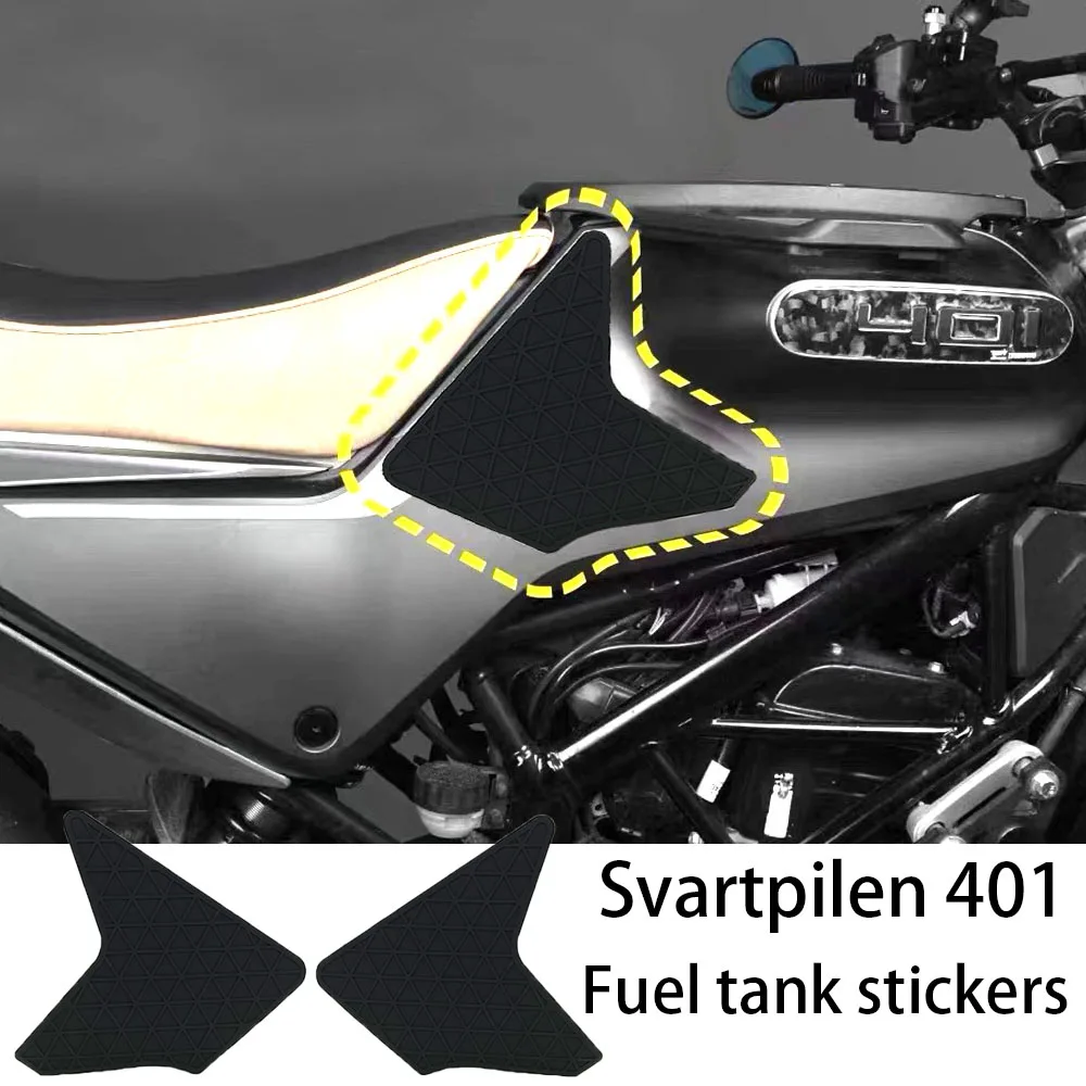 

New 2022 Fuel Tank Pad Decorative Decals Sticker Protective Stickers For Husqvarna Svartpilen 401 / Vitpilen 401