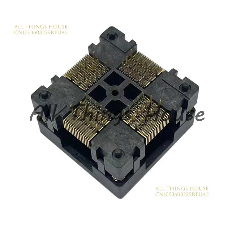 

Suitable for QFP TQFP64-0.5 * 12MM low-voltage aging seat 10 * 10 socket manufacturer