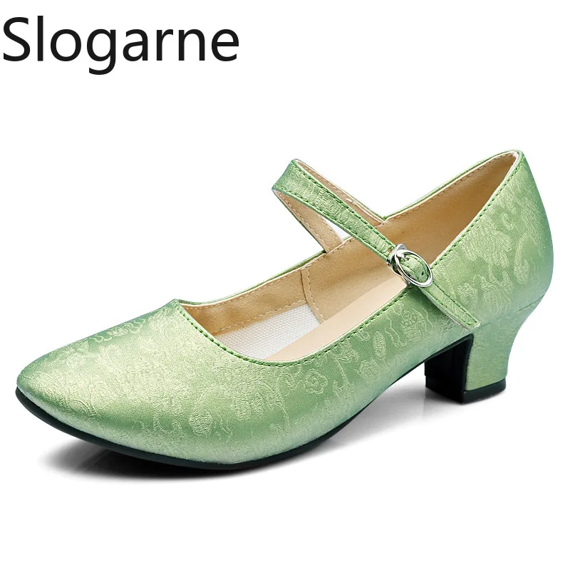 Women Ballroom Dance Shoes Woman Soft PU Leahter Modern Latin Shoes Salsa Jazz Waltz Tango Dancing Shoes Dance Sandals Footwear
