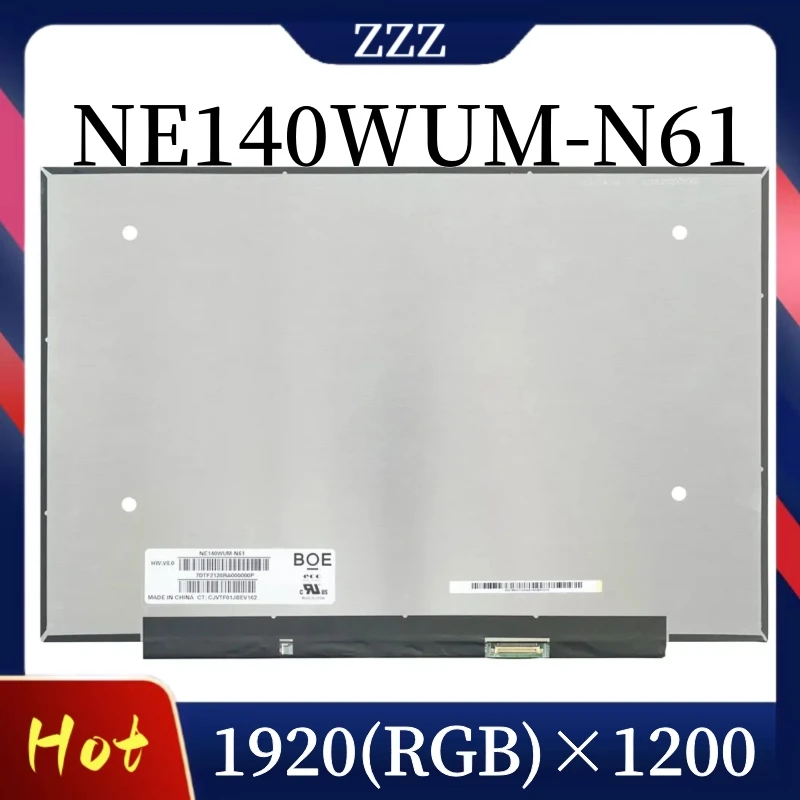 

NE140WUM-N61 IPS тонкий ноутбук ЖК-экран матрица 14 дюймов 1920x1200 30Pin EDP