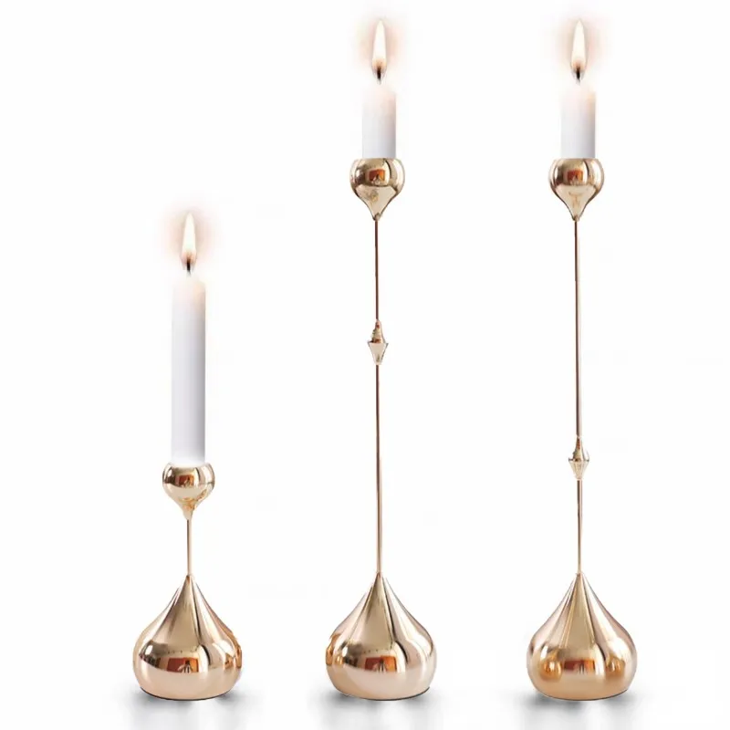 【PRICE-DROP!】Metal Candlestick Set Elegant Candle Holders For Home Dining Room Decorations, Wedding Photography, Romantic Art St