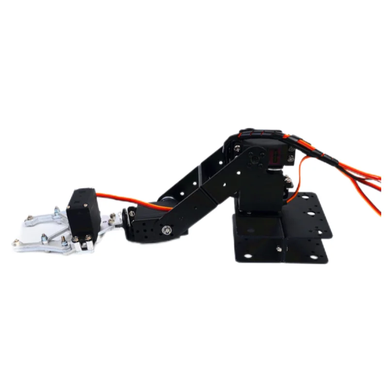 

MG996 4 Dof Unassembly Mechanical Arm With Claw Gripper Aluminum Alloy Manipulator Servo Robotic Arm Programmable Robot DIY Kit