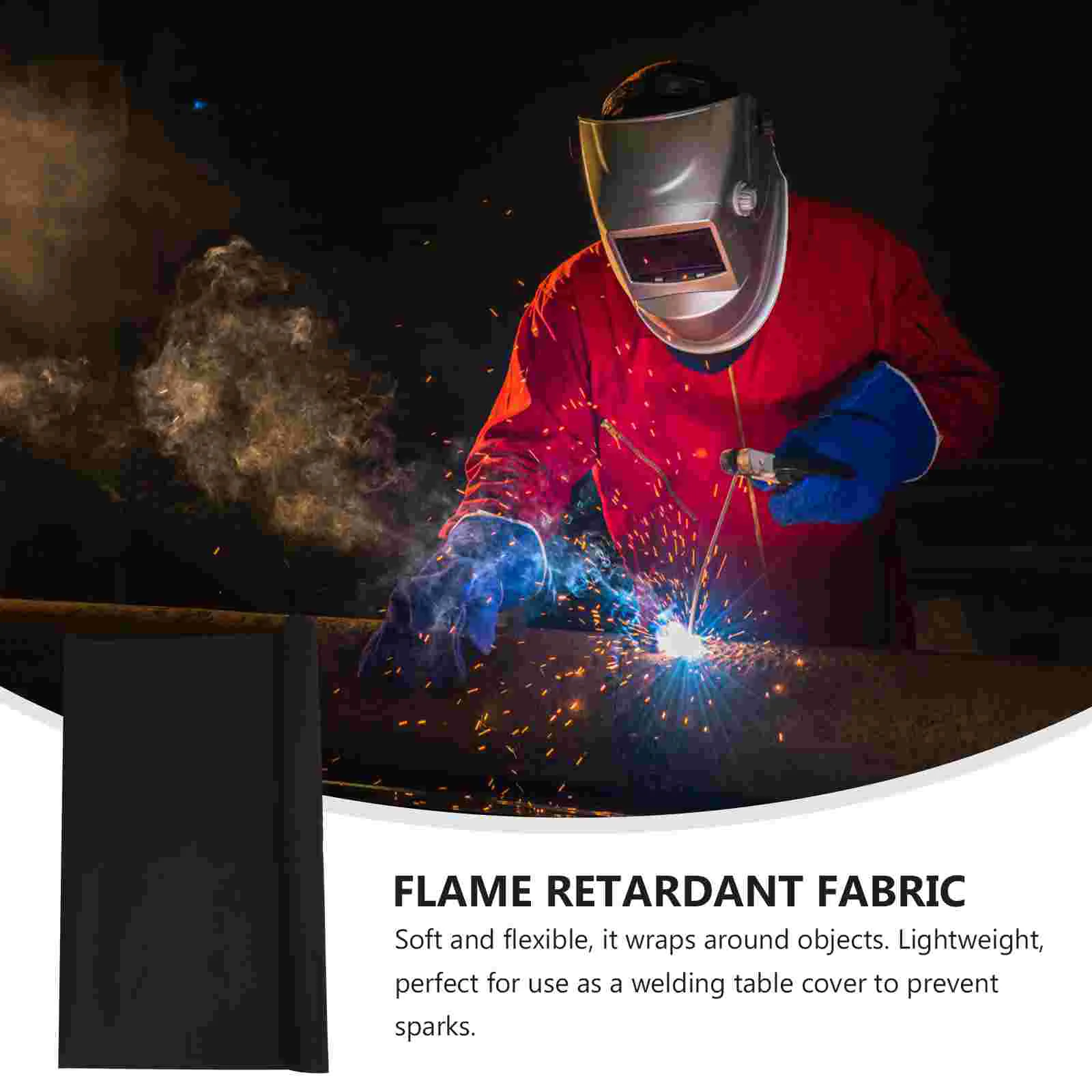 Manta de soldadura ignífuga resistente al calor, fieltro ignífugo, duradera, protección de soldadura térmica, multifunción