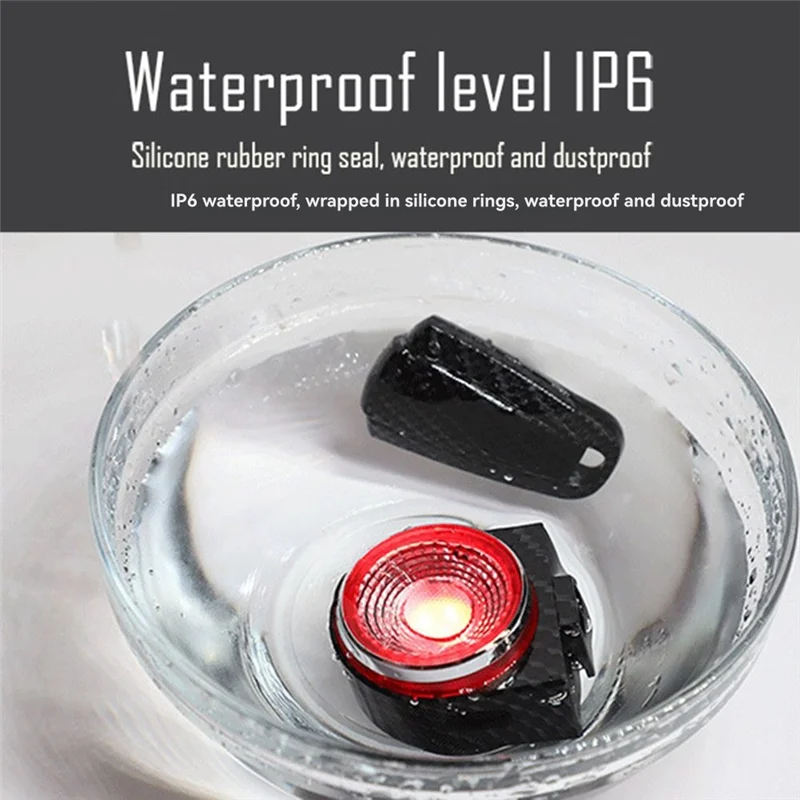 Wireless Bicycle Alarm 115Db Waterproof Motorcycle Alarm Remote Control Anti-Theft Bike Detector Alarm With Brake Light-Y47A