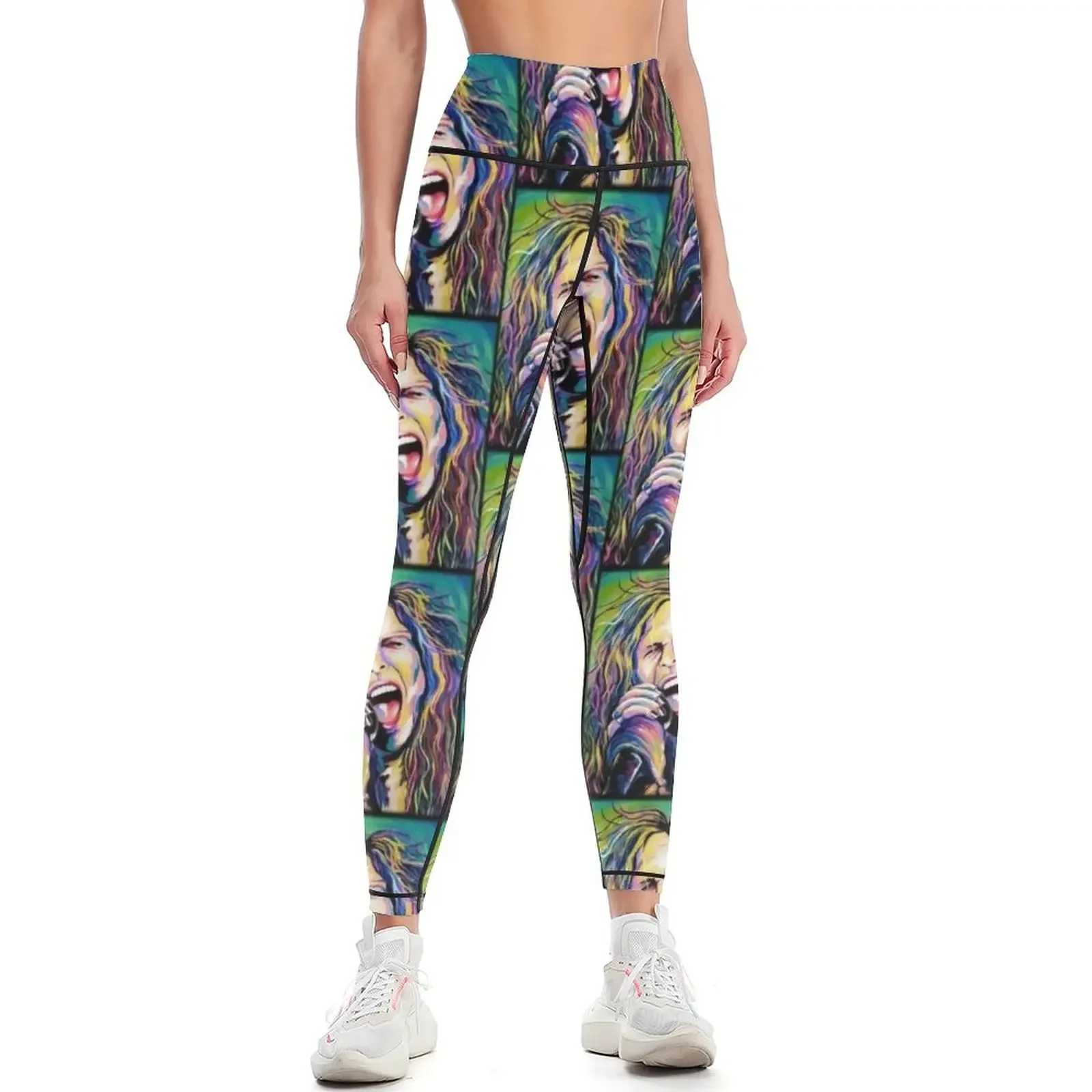 

Rock Idol Leggings sports tennis for sportswear gym Sports pants woman gym pants Womens Leggings
