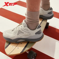 Xtep Star-X Causal Shoes Men Vintage Street Style Sports Shoes Wear-Resistant Comfortable Male Sneakers 877319320007