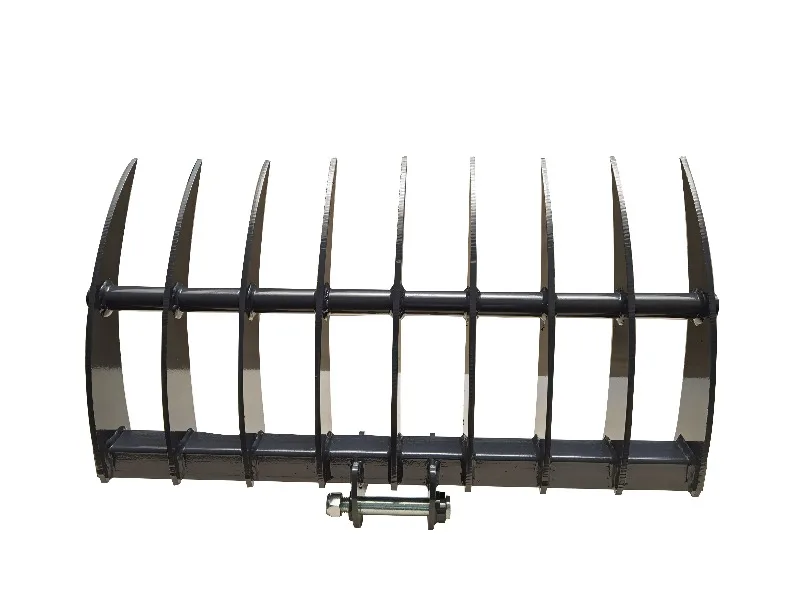 800mm Rake Land Clearing Rake Rod Root Harrow Excavator Farm Operation Mini Excavator Attachment
