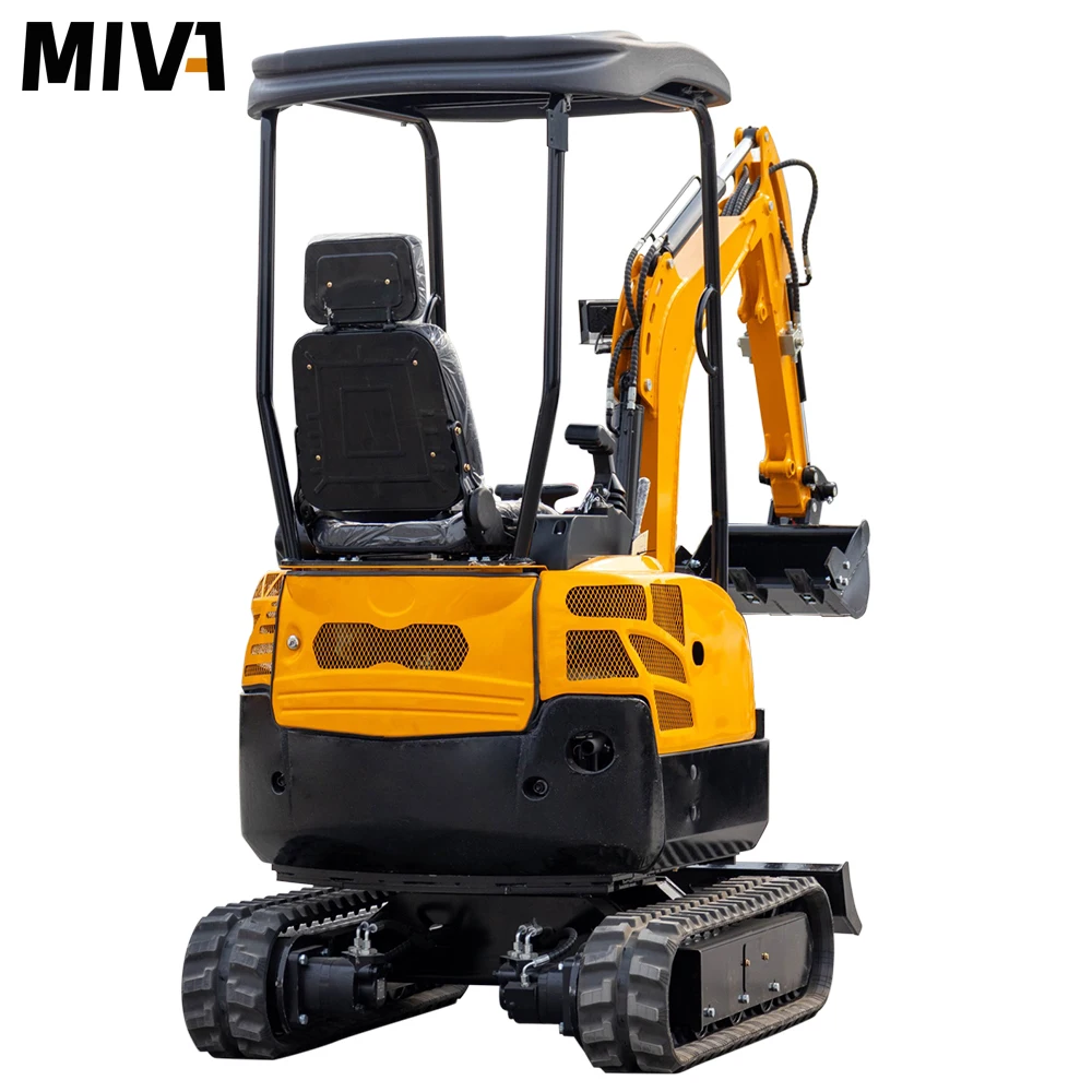 High Efficiency 2ton Small Excavator Bagger Chinese Mini Excavator Cabin Mini Digger With Long Boom Customization For Sale