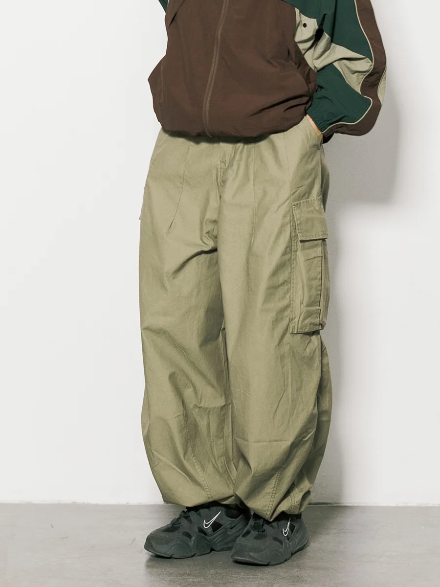 Outdoor RCDB Mountain Series Work Trousers Loose Casual Wide Leg Pants Men's Style Multi-Pocket Cotton Straight Leg Trousers