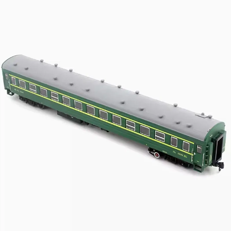 Diecast HO Scale 1/87 2023 China YZ22 Green Passenger Car Train Model Adult Classic Collection Static Display Gift Boy Toys