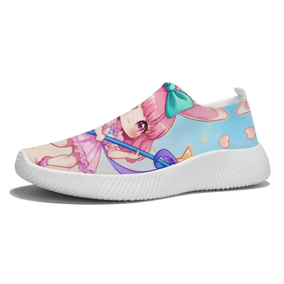 Мужская повседневная обувь, большие стильные сетчатые дышащие двухцветные легкие летние туфли на мягкой подошве с мультяшным принтом на шнуровке на плоской подошве