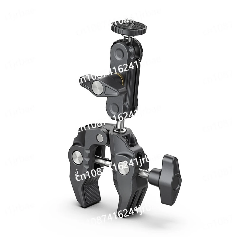 R094 Metal Super Clamp with 360° Ball Head Magic Arm Clamp with 1/4