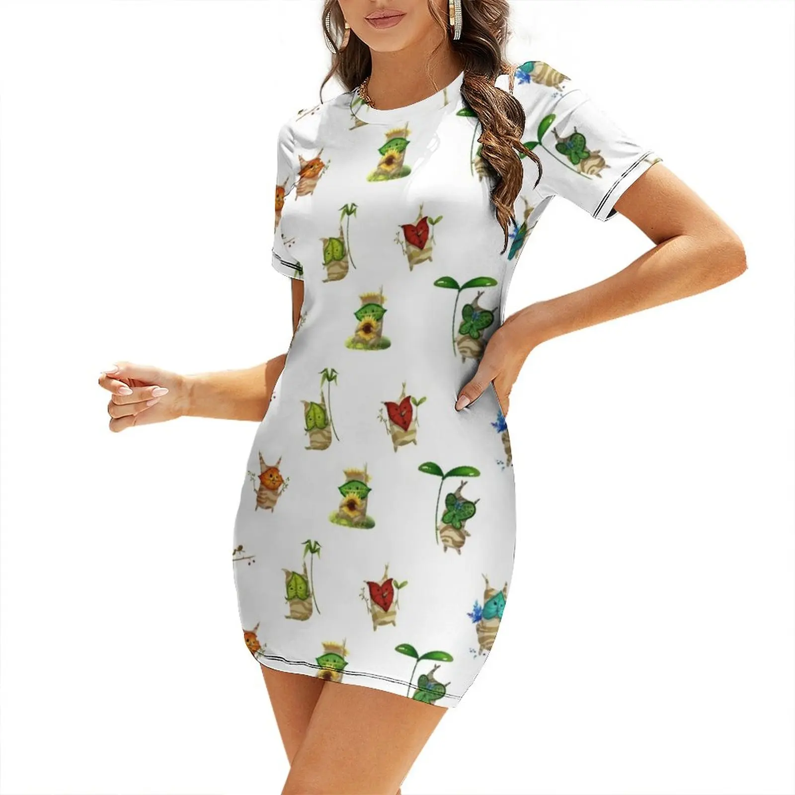 

Yahaha! You found me! Short Sleeved Dress beach dress women's summer jumpsuit clothes for woman Dress