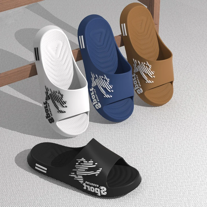 

Men'S Comfort Slipper: Non-Slip, Men'S Lightweight Slides - Durable, Multi-Use Footwear For Spring/Summer Open-Toe PVC Slip-On S