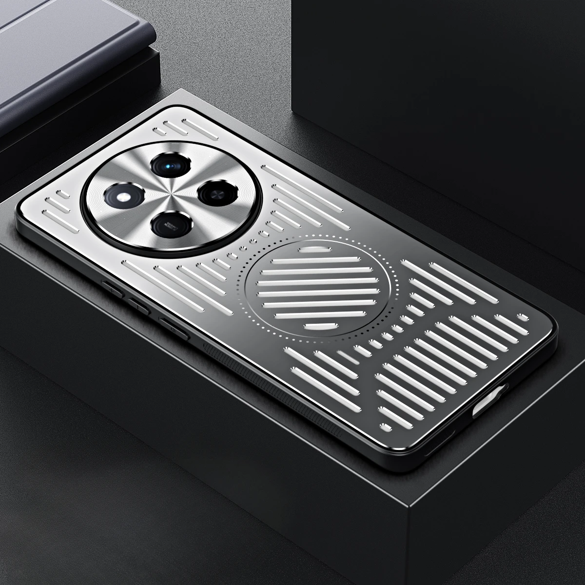 Cooling Case For Honor X9C X60 Pro PC Aluminum Backplane Automotive Magnetic Metal Protection Cover For Huawei Honor X9C