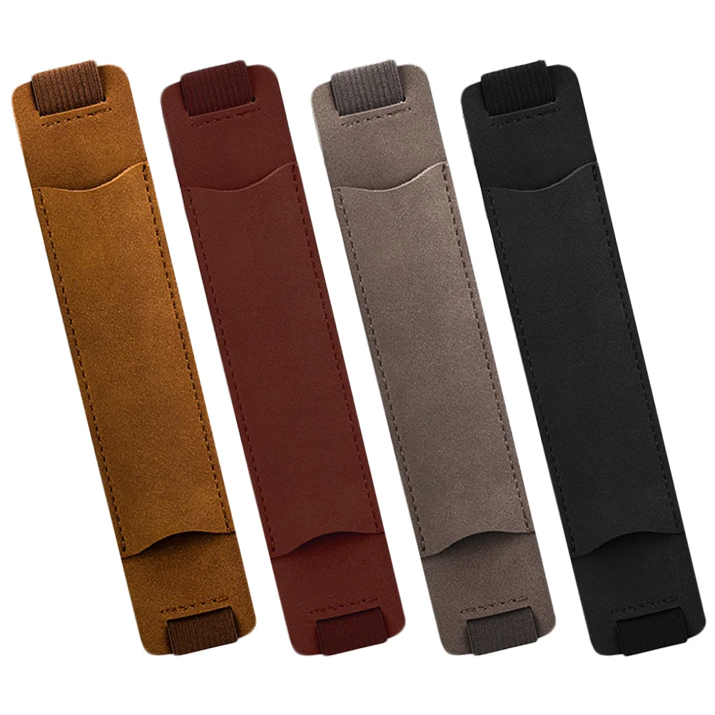 Fascia elastica per supporto in PU da 4 pezzi per agenda per notebook Custodia da viaggio resistente alla polvere e ai graffi