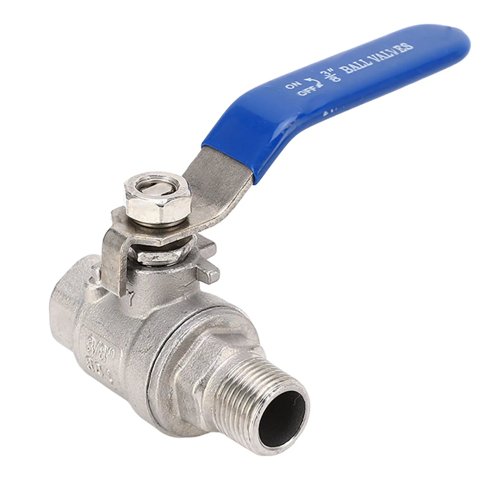 Full Port Ball Valve 3/8 Inch BSPT Male and Female Thread Pipe Fitting 16kg Stainless Steel Ball Valve DN10