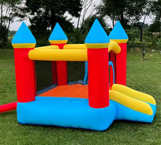 Afbeelding 5: Mini Opblaasbaar Springkasteel voor Kinderen Indoor Mini Springkasteel Thuisgebruik Glijbaan Grensoverschrijdend Springkasteel Springhuis