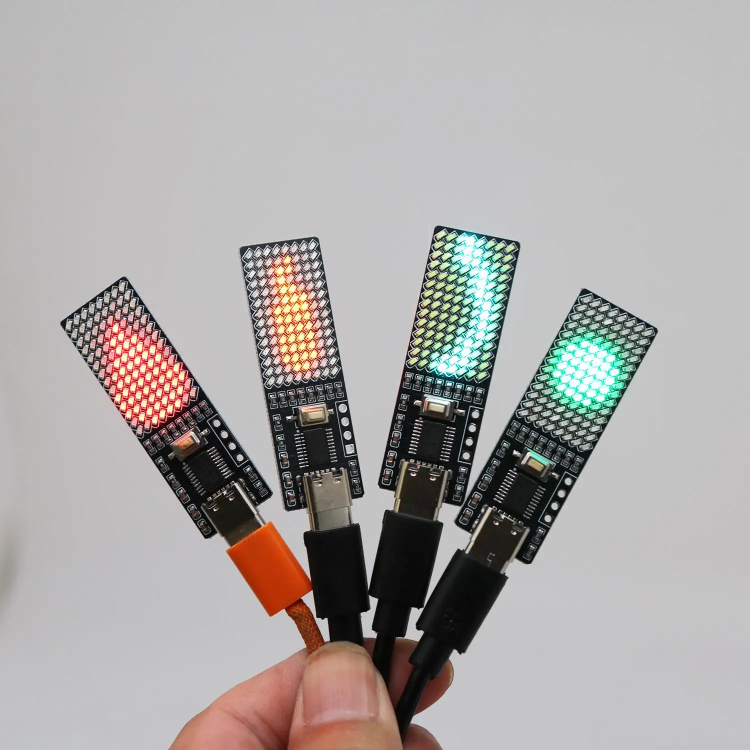 9Mode LED Flame Candle Lamp USB Electronic Tetris/Snake/Brick Breaker Game Atmosphere Light For Night Camping Home Decor Party ﻿