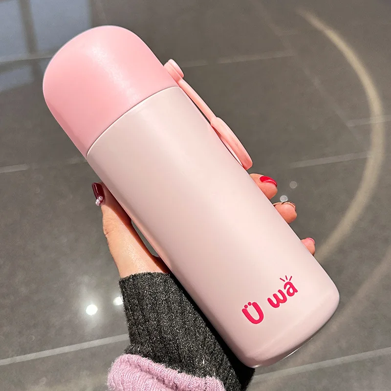 316 Stainless Steel Insulated Cup, Children's Pocket Cups, Portable Cute Student High-value Tea Cup, Birthday Gift, 180/300ml