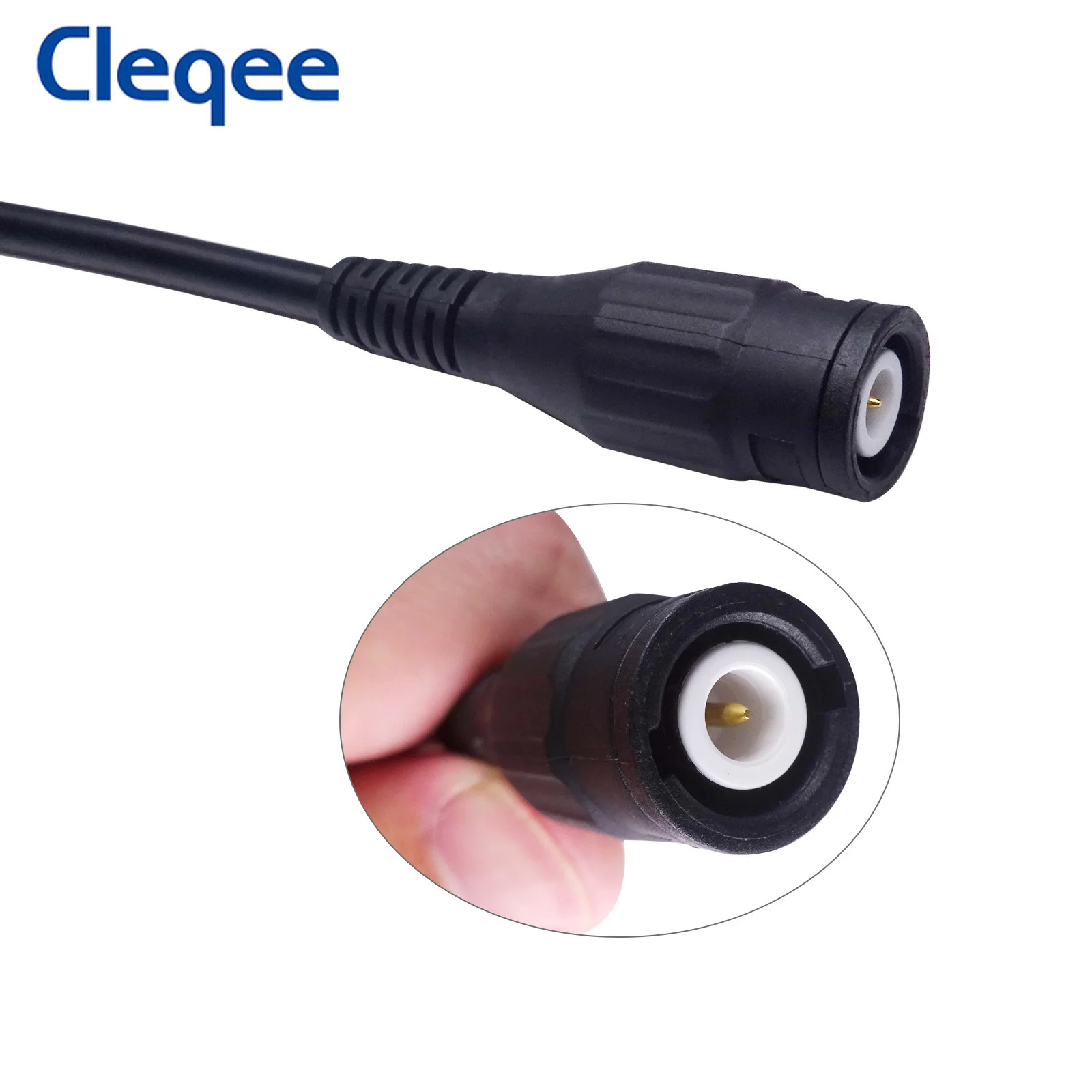 โพรบออสซิลโลสโคปแบบ Hantek สำหรับจุดระเบิดรถยนต์ P80 cleqee สลายตัวได้ถึง10000:1 hantek HT25 2.5M