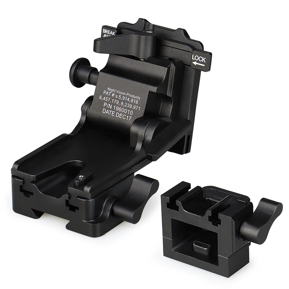 Imagem -02 - Padrão Tacitcal Pvs14 Dovetail j Adaptador de Braço Rinoceronte Td-o1 Óculos de Proteção Nvg Hyper Capacete Montagem Rápida Caça Acessório Hs24237