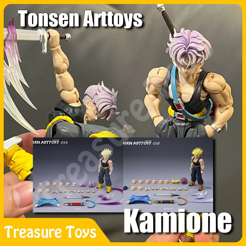 

Tonsenarttoys Kamione Trunks 05a 05b Figure Dragon Ball Z Super Saiyan SSJ SSJ2 Trunks Anime Action Figures Models Toys Gifts