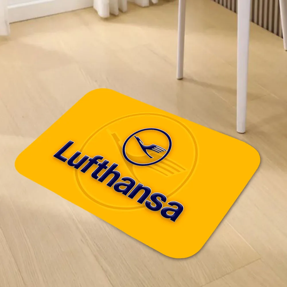 Lufthansa Airline Doormat Living Room Carpet Entrance Bathroom Floor Mat  Door Rug Home Decoration 229