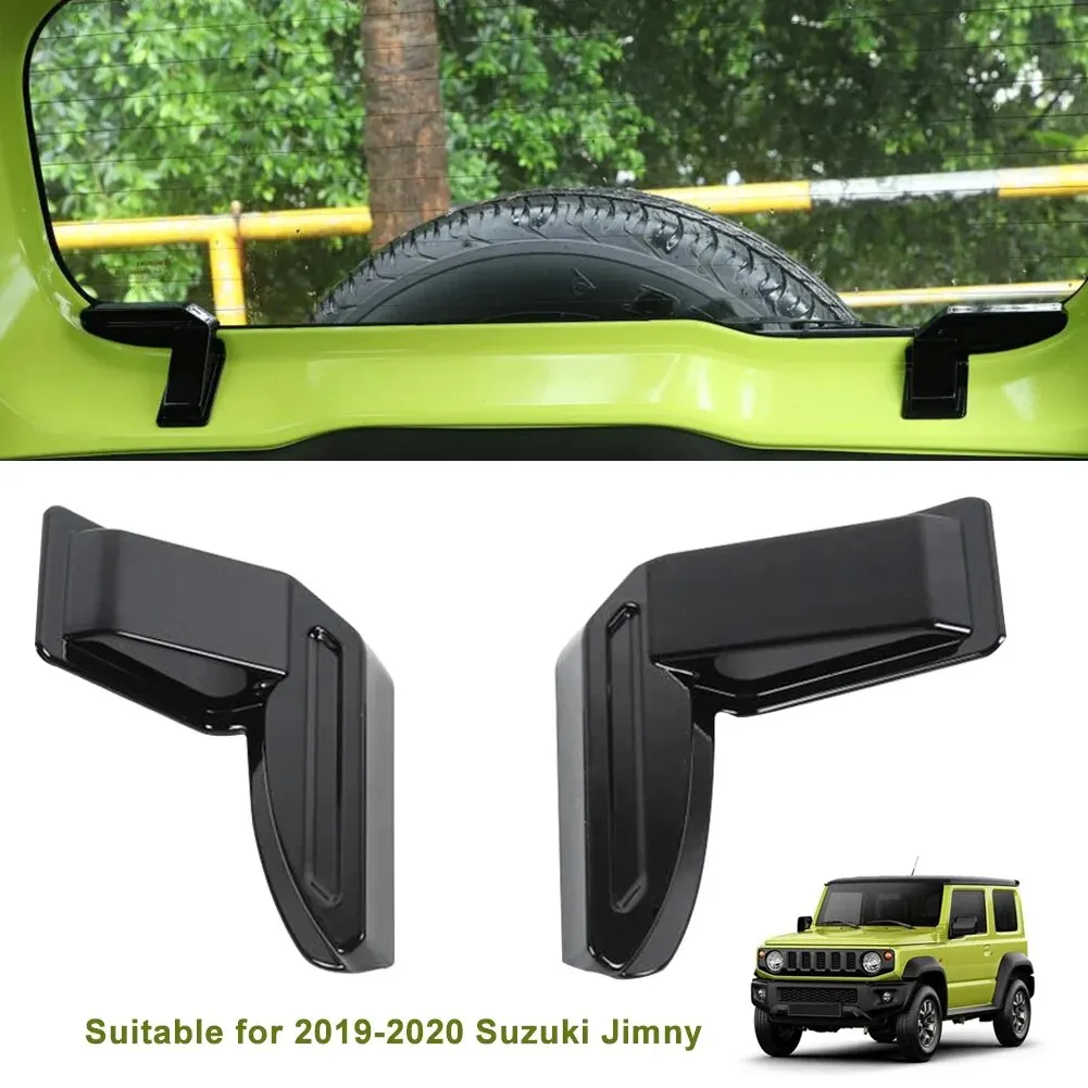 New Hot 2PCS Black ABS Rear Windshield Heating Wire Protection Cover For Suzuki Jimny Sierra JB64 JB74 2019 2020 Demister Cover