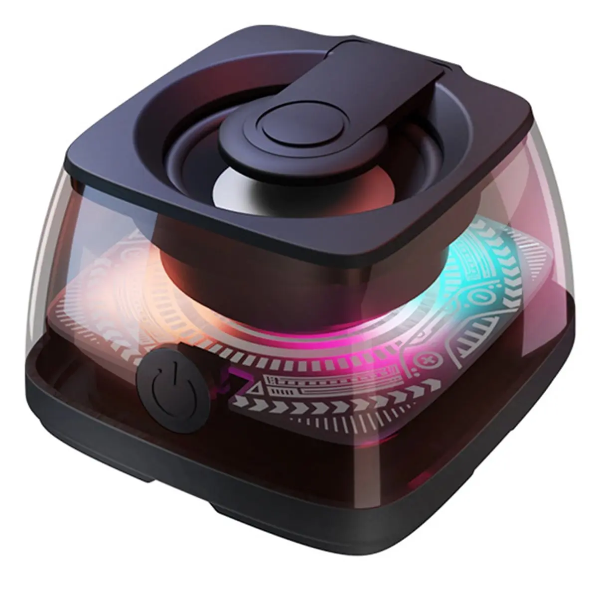 （2026 SUMMER）Magnetic Bluetooth Speaker Portable Wireless Outdoor Card Small Audio Rgb Atmosphere Light Mini Speaker