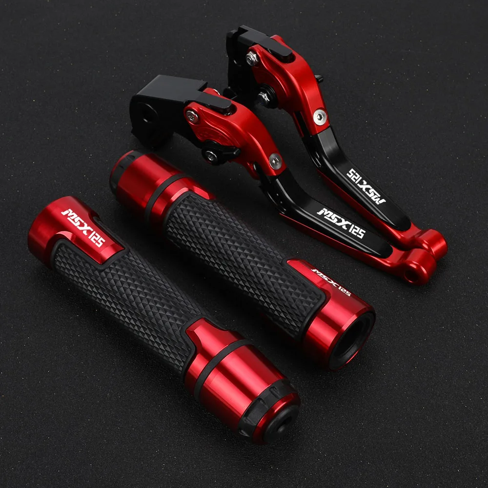 

2014 - 2017 2015 2016 Motorcycle Accessories FOR HONDA MSX125 Adjustable Brake Clutch Levers Handlebar Hand Grips Ends