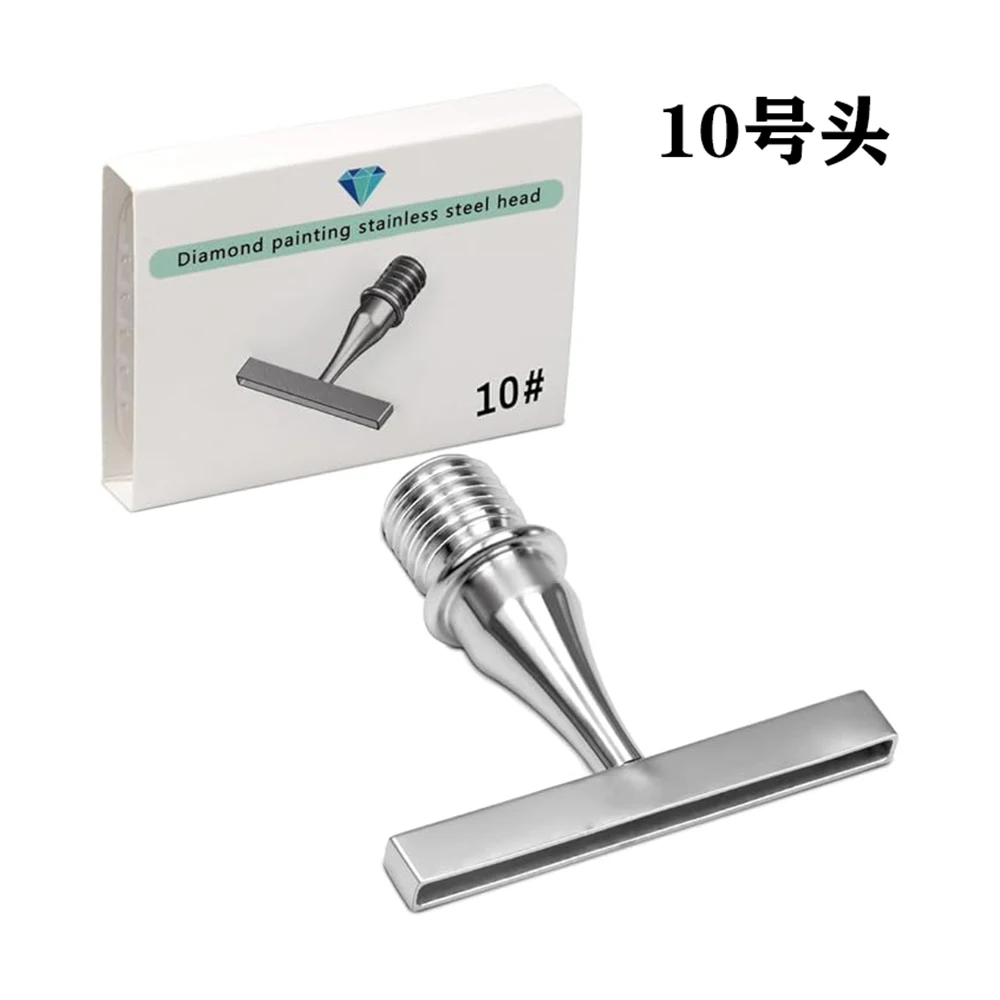 HOMFUN Glanzende Quicksand Diamond Painting Pen, Kleurrijke borduurwerk gereedschap met schroefdraad, metalen schroefdraad tips accessoires