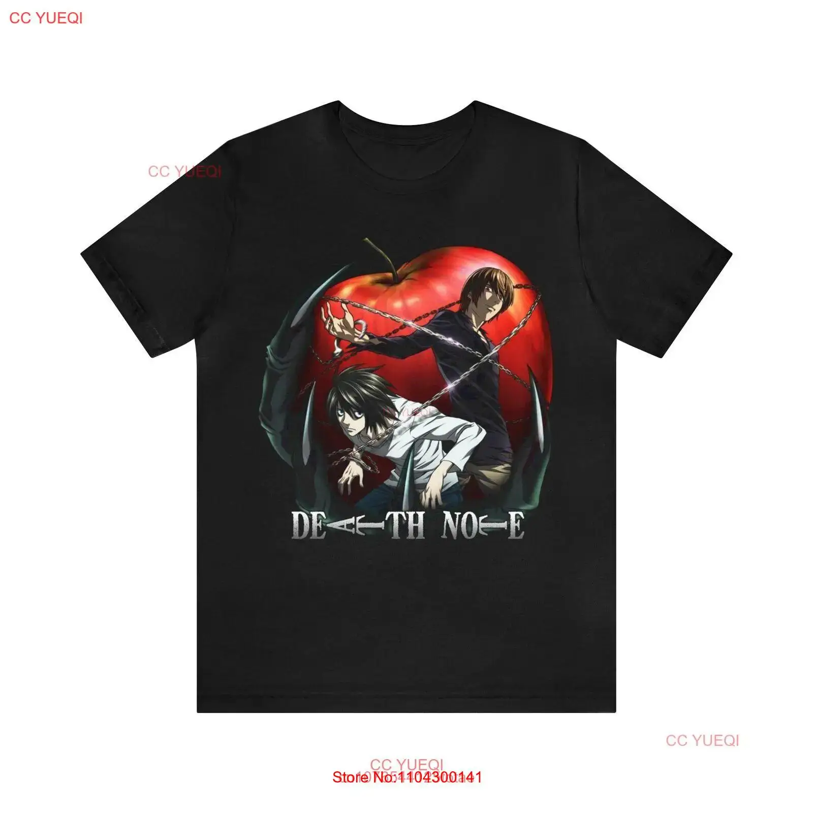 

Death Note T Shirt long or short sleeves