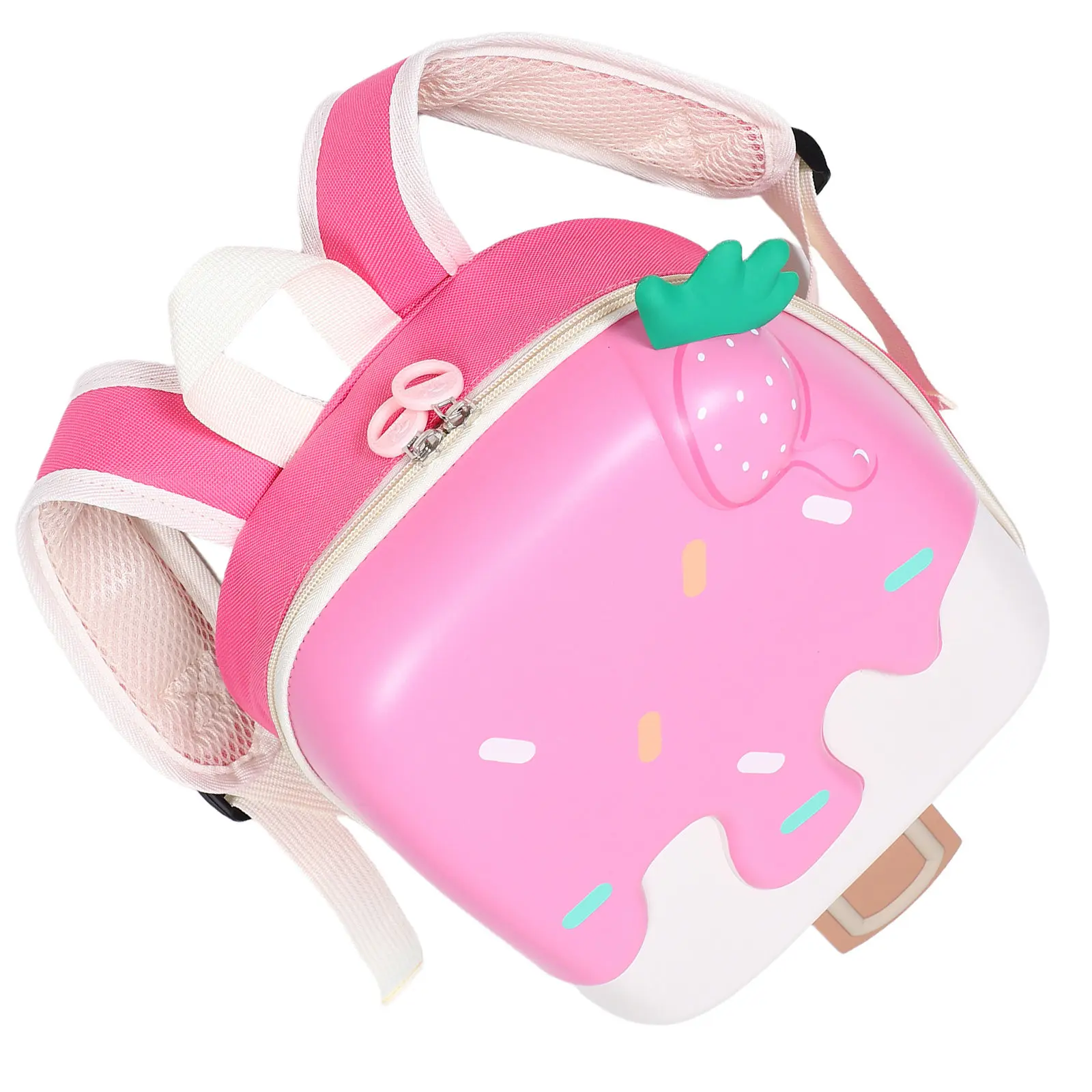 

Ice Cream Cartoon Kids Backpack Lightweight Preschool School Bag Large Capacity Easy Clean Cute Toddler Bookbag Girls Boys