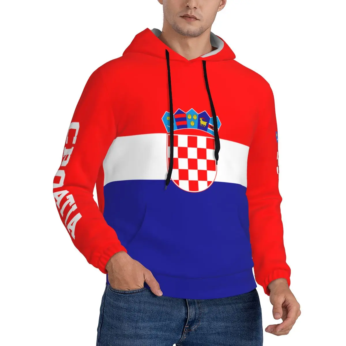 Croatia 3D Country Flag Print Hoodie Custom Name Number Men Sweatshirt Women Hip Hop Streetwear Tracksuit Clothing