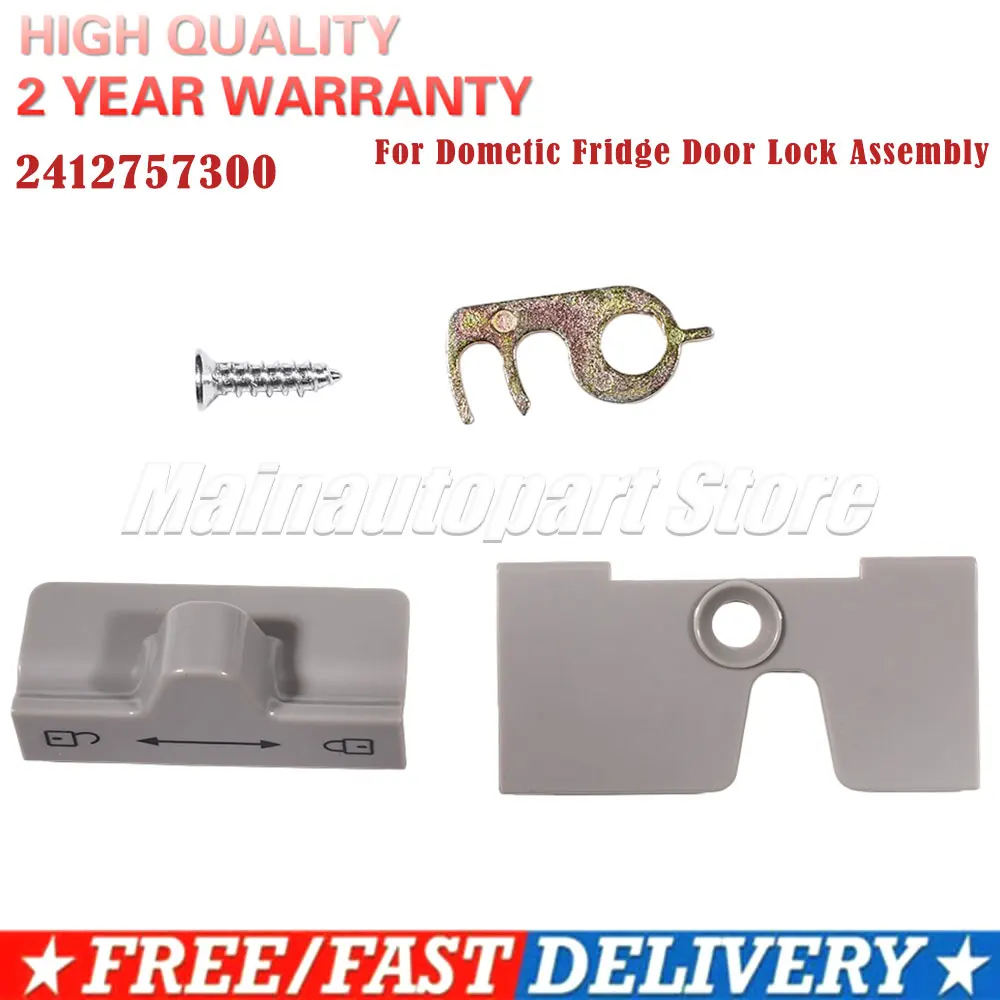 

For Dometic Fridge Door Lock Assembly For Electrolux Fridge Door Catch Kit 2412757300