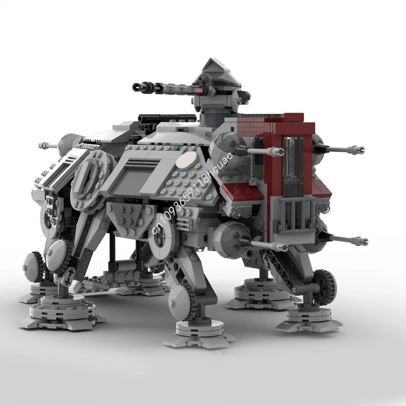 

1071 шт. MOC AT-TE с доступом AT-RT, рампа, звездная битва, строительные блоки, практичная работа, рождественская игрушка, идея подарка