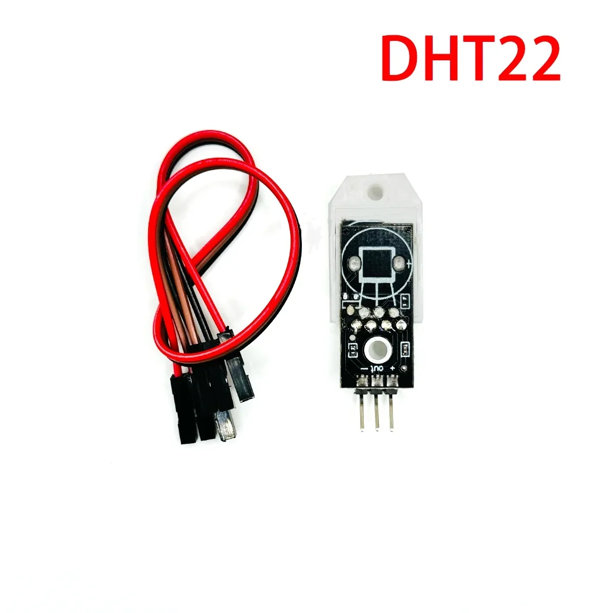 DHT22 مستشعر درجة الحرارة والرطوبة الرقمي AM2302 وحدة + PCB مع كابل لاردوينو
