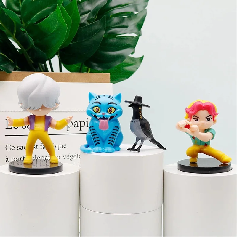 Kpop الساحرة هنتر مجموعة عمل أرقام لعبة عروسة كارتون النمر الغراب رومي زوي الطرفية غاشابون دمية حلية نموذج