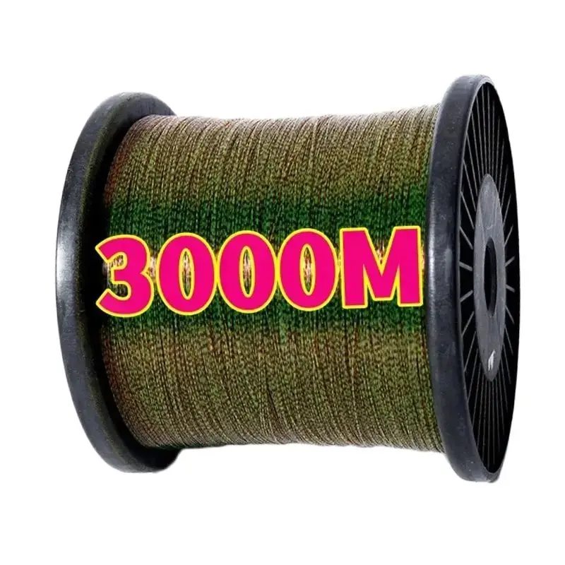 3000M 1000m 220mSuper Strong Carp 3D Invisible Fishing line Speckle  Camouflage Sinking Thread Fluorocarbon Coated Fishing Line