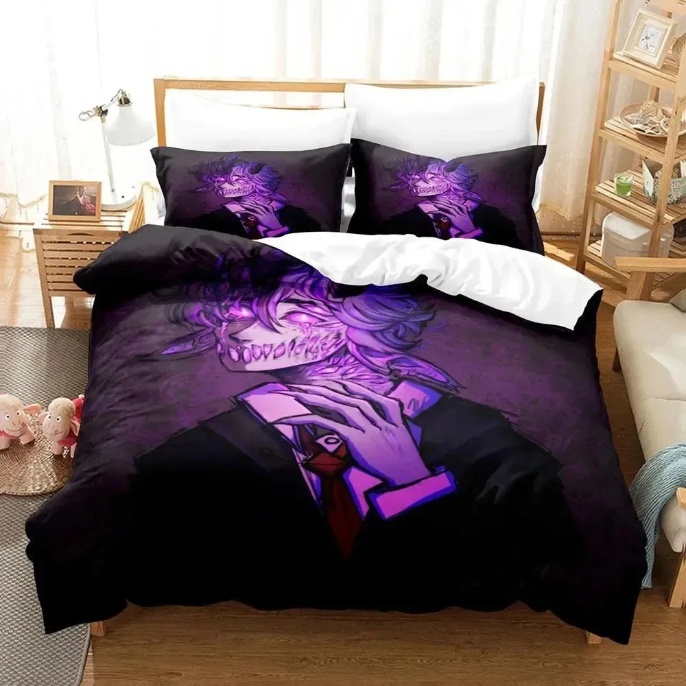 

3D Print Anime Ranboo Bedding Set,Duvet Cover Comforter Bed Set Quilt Cover Pillowcase,King Queen Twin Size Boys Girls Adults