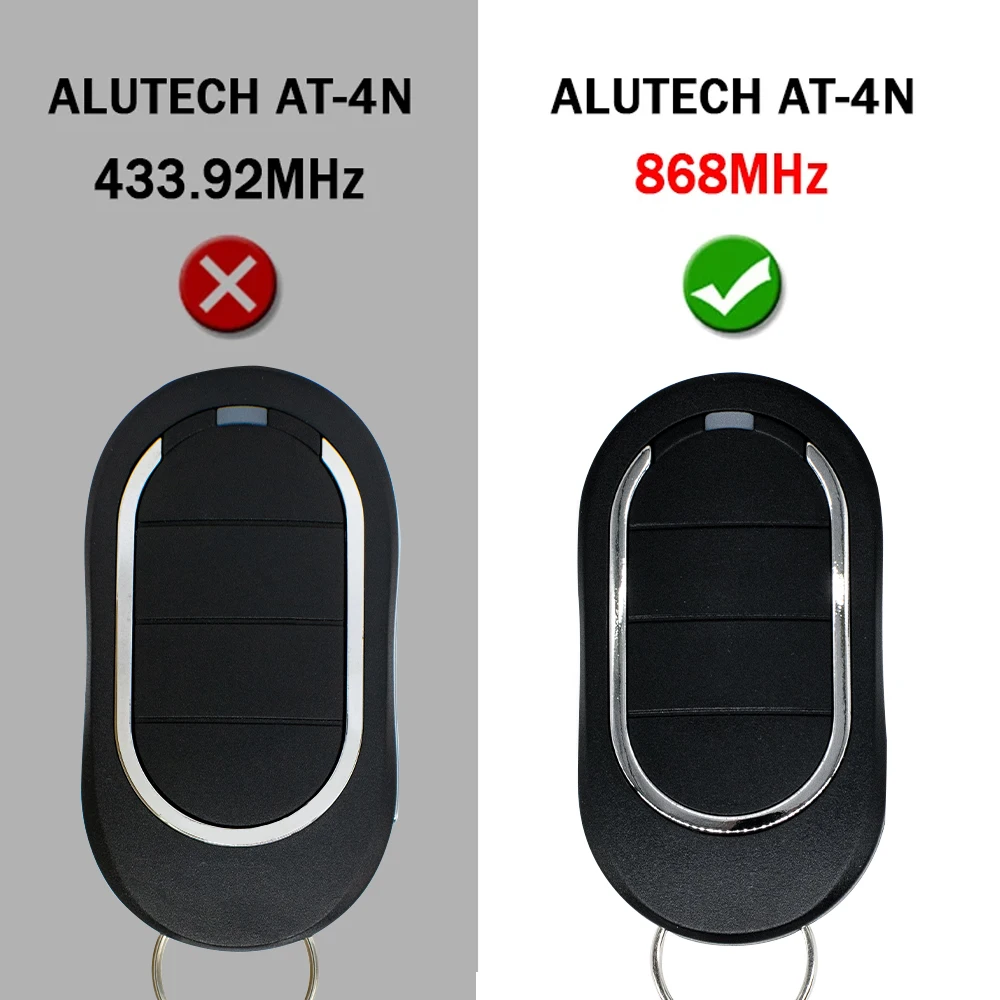1/2/5/10/20pcs ALUTECH AT 4N AT-4N 868.35MHz TRANSMITTER Garage Door Remote Control
