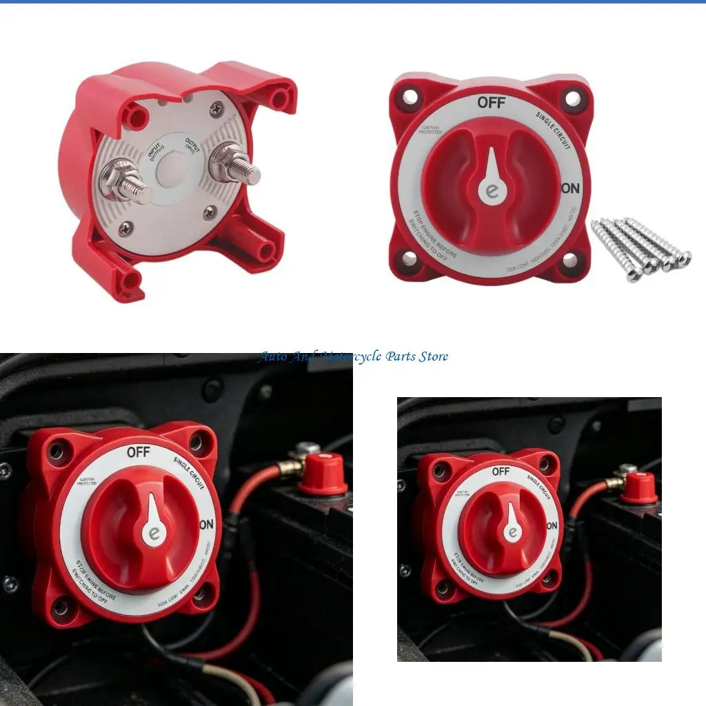 P9FD Industrial Grade 24V Battery Disconnection Knob 350A Consistent Engineered For Vehicle And Boat Setups
