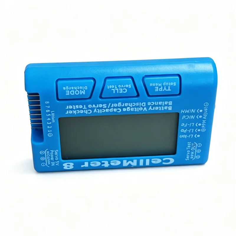 CellMeter 8 All-in-One Tester, Battery Voltage, Balance & Servo Control