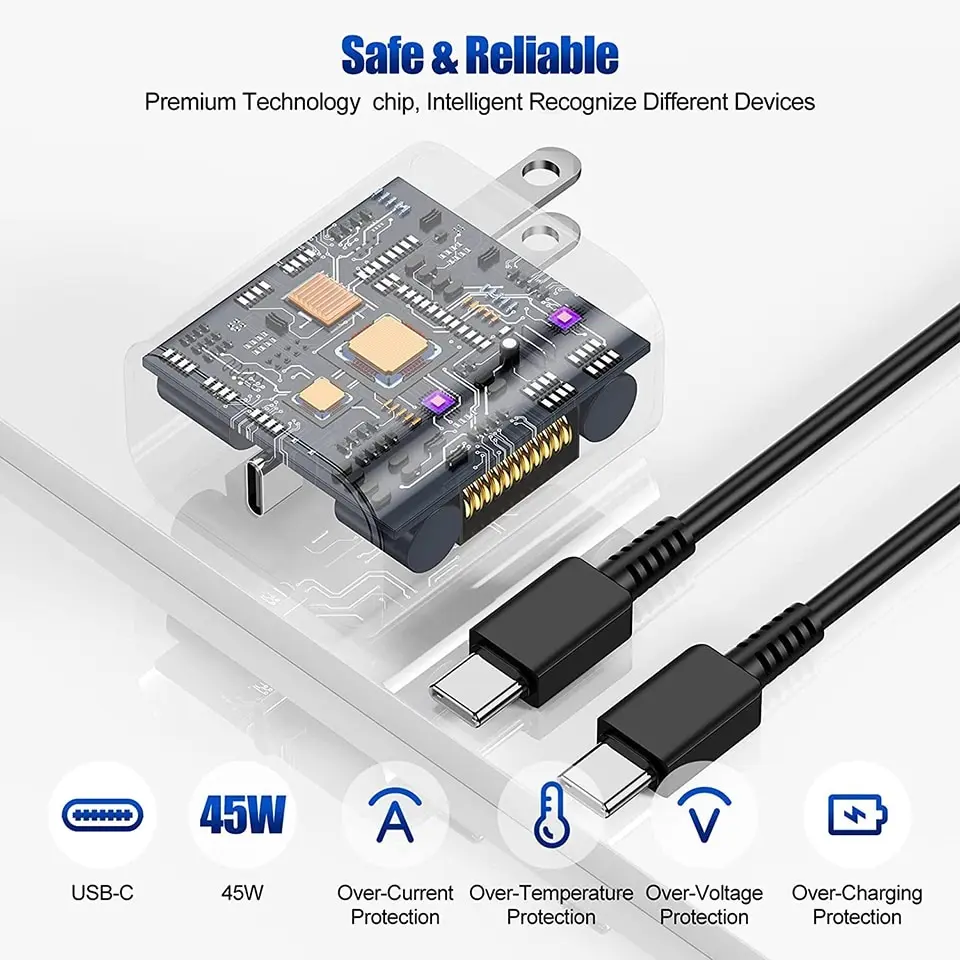 5A 45W Dual Type-C Interface Game Fast Charging Data Cable Data Game Transmission Gaming Digital Accessories for Samsung Millet view 6