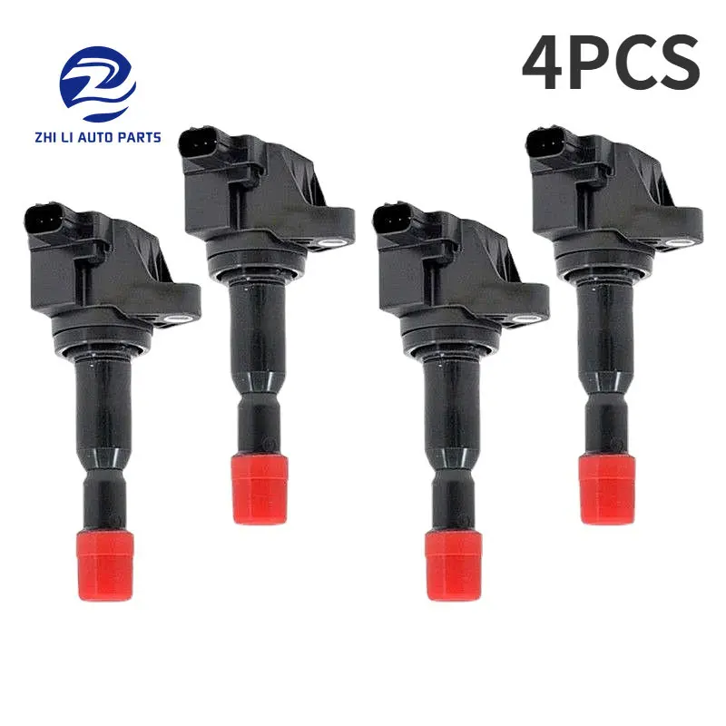 4 Ignition Coils Replacement for 2007 2008 Honda Fit 1.5L UF581 C1578 30520PWC003 30520REBZ01 30520PWC013 30520-PWC-S01