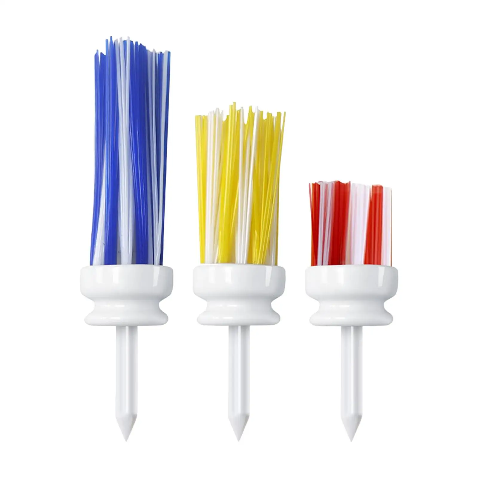 Golf Tee Brush Top High Performance Plastic Golf Tees Driving Range Pallet for Exercise Accessories