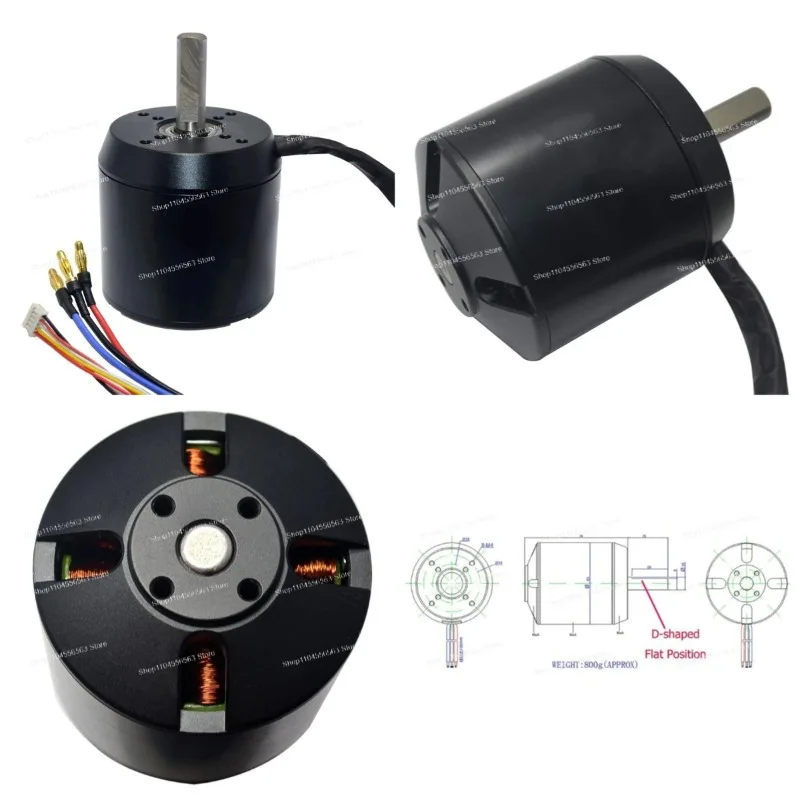 

Industrial-Grade 6374 Brushless Motor - 170Kv for Electric Scooter & Surf Vehicle