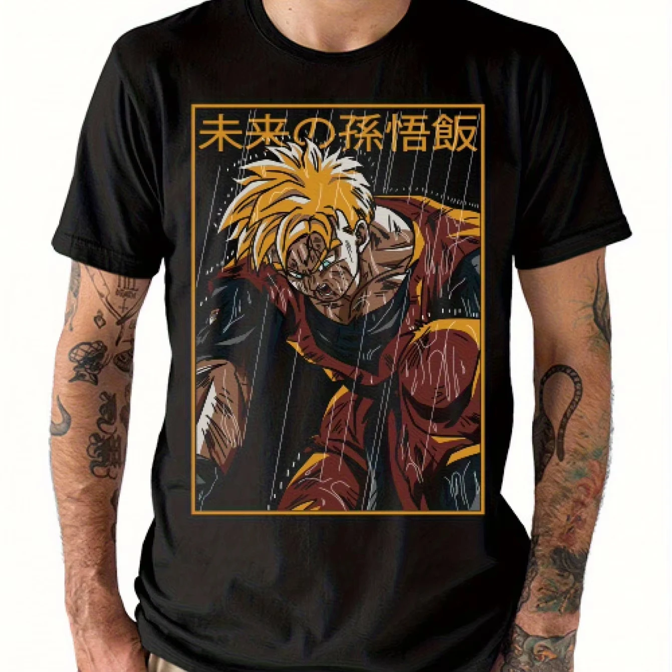 Dragon Ball Anime Future Gohan Printed T-shirt Men's and Women's T-shirt Men's Top Sports T-shirt Men's T-shirt 2026 Summer Tee