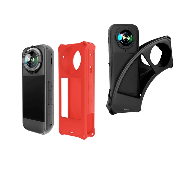 Для экшн-камеры Insta360 X5, силиконовый чехол, противоударный защитный чехол, пылезащитная панорамная спортивная камера, аксессуары